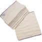 OsoCozy Organic Cotton Prefold Cloth Diapers Better Fit Small 4x8x4 Layering (6pk) - Super-soft, Thick, Absorbent, Durable and E