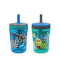 Zak Designs Kelso 15 Oz Tumbler Set (Toy Story 4 - Woody & Buzz 2Pc Set) Toddlers Cup Non-Bpa Leak-Proof Screw-On Lid With Straw