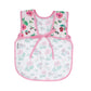 Bapronbaby Eric Carle Pink Floral Caterpillar Bapron - No Neck Tie Safer Bib For Baby & Toddler - Soft Waterproof Stain Resistan