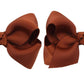 Zoonai 3 Inch Baby Girl Hair Bows Boutique Hair Clip Teens Toddlers Hairpin Headwear - Set Of 2 (Brown)