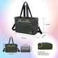 Dikaslon Diaper Bag Tote, Large Travel diaper tote for Mom and Dad, Multifunction baby tote bag for Boys and Girls with Pacifier