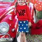 Tkria Toddler Girl Valentine'S Day Outfit Pullovers Heart Letter Print Shirt Kids Love Ladybug Sweatshirt Valentine Baby Clothes