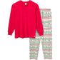 Gerber Unisex Baby Men'S 2-Piece Holiday Family Matching Pajamas, Oh What Fun Fairisle