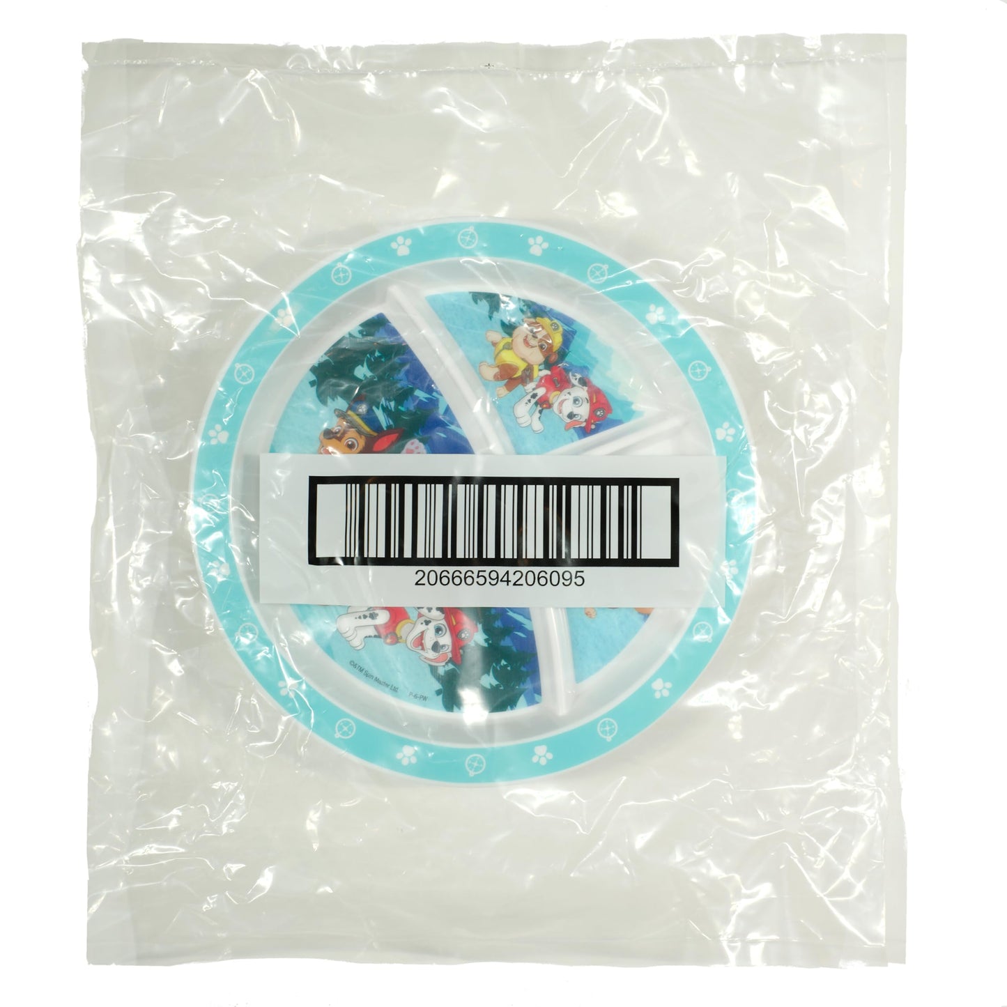 Playtex Baby Paw Patrol, Separated Toddler Feeding Plate - Teal, 3 Count