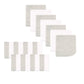 Luvable Friends Unisex Baby Super Soft Bundle Washcloths, Neutral Gray, One Size