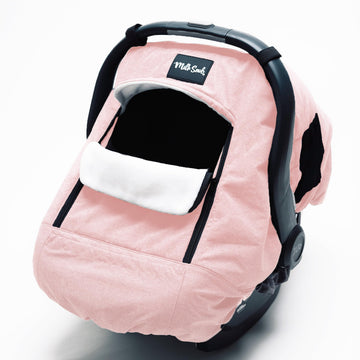 Milk Snob Winter Baby Car Seat Cover - Car Seat Canopy & Stroller Cover for Babies - Waterproof, Windproof, Cozy Inner Fleece Li