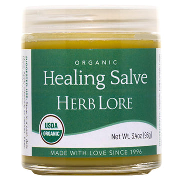 Herb Lore Healing Salve Ointment - Organic Baby Diaper Rash Cream - Natural Soothing Balm with Calendula for Cradle Cap, Drool R