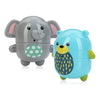 Nuby Silly Squirts Bath Toys, Easy to Clean Childrens Bath Toy, Bear and Elephant