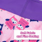 Moomoo Baby Swim Diapers 3 Pcs Waterproof Reusable Swim Diapers For Baby Swim Lesson 3T, Pink