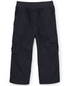 The Childrens Place Baby Boys And Toddler Boys Pull On Cargo Pants, New Navy, 6-9 Months