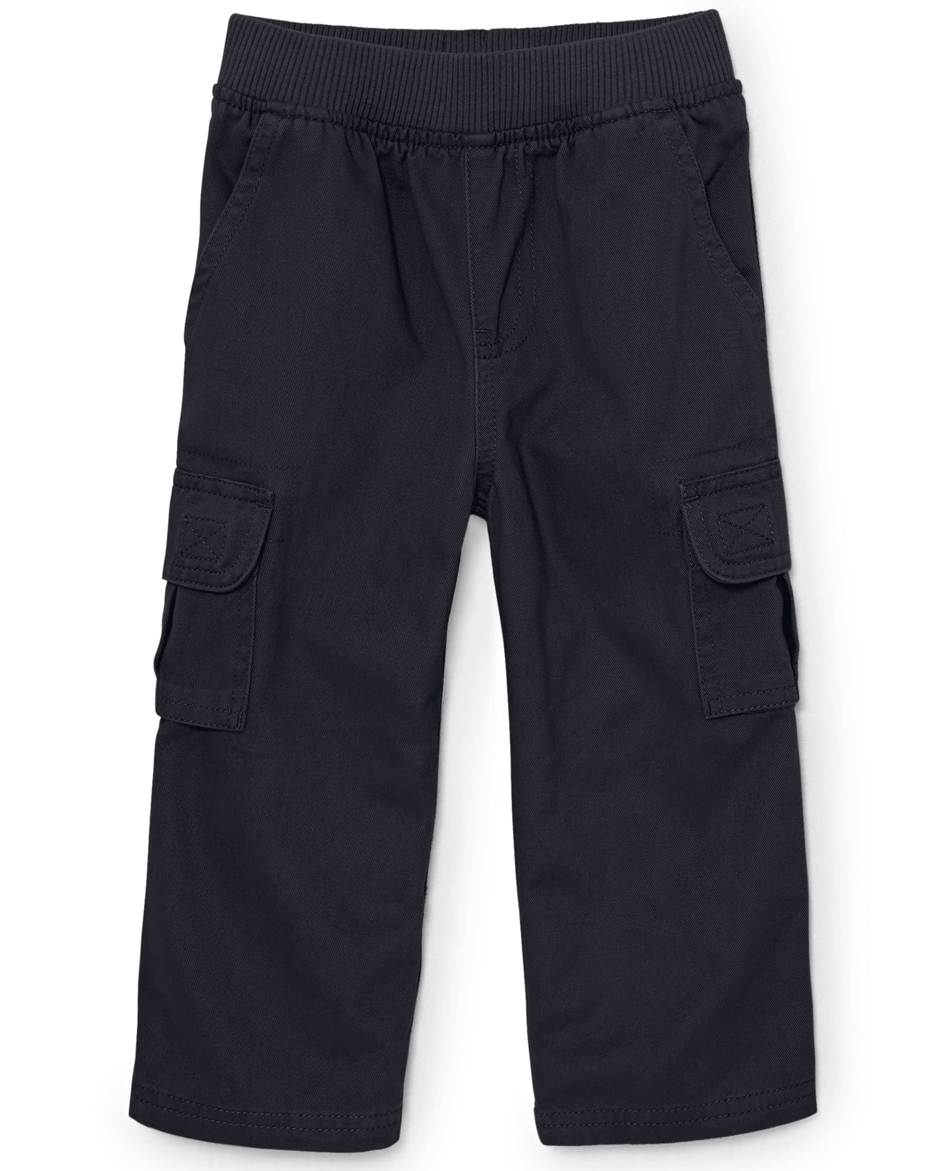 The Childrens Place Baby Boys And Toddler Boys Pull On Cargo Pants, New Navy, 9-12 Months