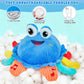 YUANNA Baby Toys 1 Year Old 6-12 Month Tummy Time Toys Crawling Musical Crab Plush Toy Dancing Walking Moving Bouncing Sensory T