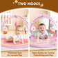4-In-1 Baby Play Mat & Baby Play Gym,Baby Girl Play Mat Activity Gym, Pink Donut Tummy Time Mat For Babies And Toddlers, Infant