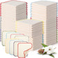 Mixweer 96 Pcs Flannel Cloth Baby Wipes Reusable Baby Diapers Wipes Washable Natural Unbleached Face Wipes Soft And Sturdy Cloth