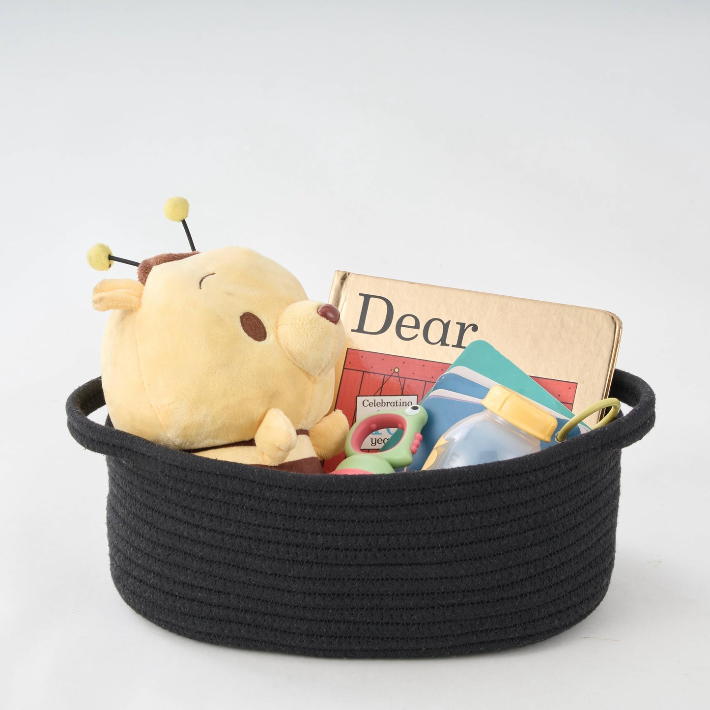 Gift Basket With Wrap Bag & Ribbon - Empty Small Woven Basket (12'X8'X5'), Cute Decorative Storage For Baby Showers, Toys, Mo
