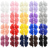 Choicbaby Hair Bows For Girls, 40Pcs 3' Grosgrain Ribbon Pinwheel Hair Bows For Toddler Baby Girls Hair Accessories