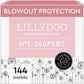LILLYDOO Baby Diapers - Size 1 (4-11 lbs), Monthly Supply (144 Count), Leak Protection, Skin-Friendly, Ultrasoft, Perfume- & Chl