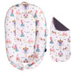 Baby Lounger - Infant & Newborn Lounger with 2-Inch Mattress Pad, Soft Baby Lounger Cover, Waterproof Urine Liner & Pad Cover - 