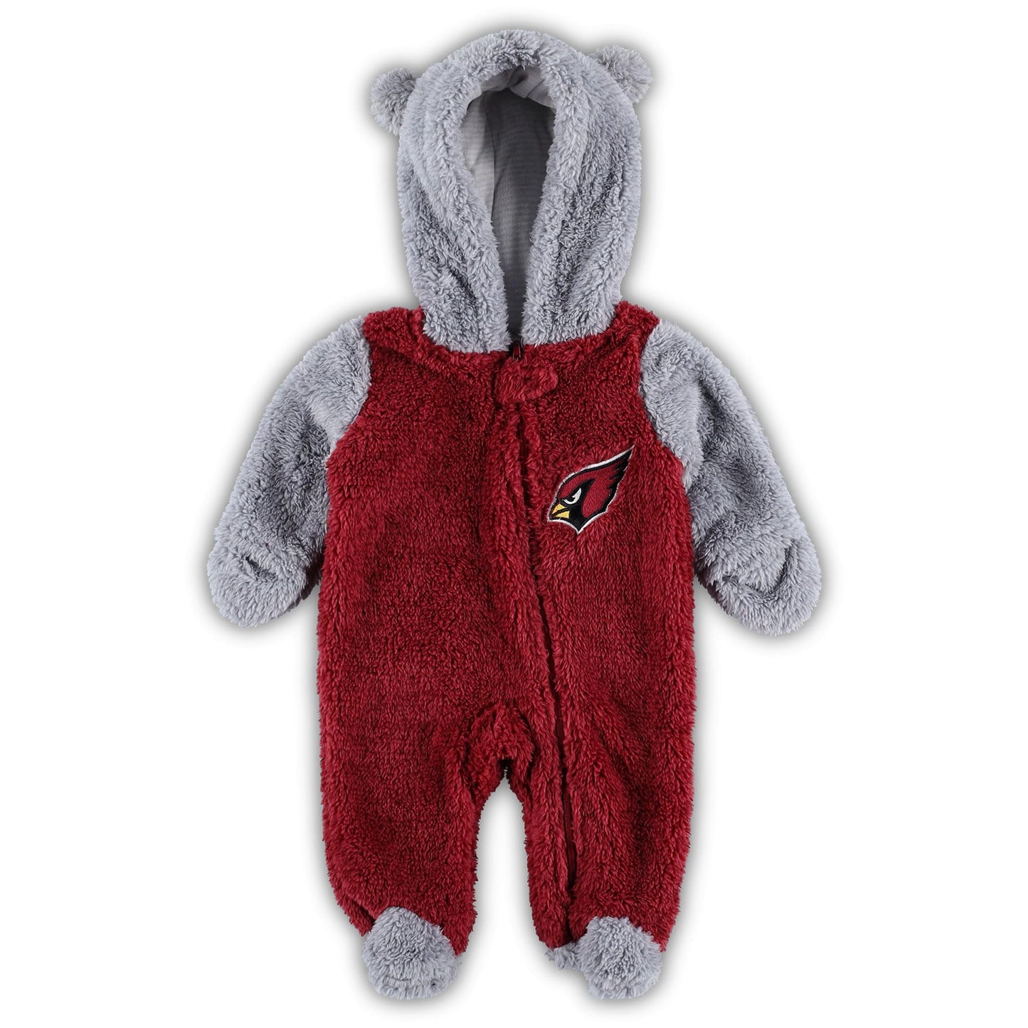 Outerstuff Newborn & Infant College Navy/Gray Seattle Seahawks Game Nap Teddy Fleece Bunting Full-Zip Sleeper