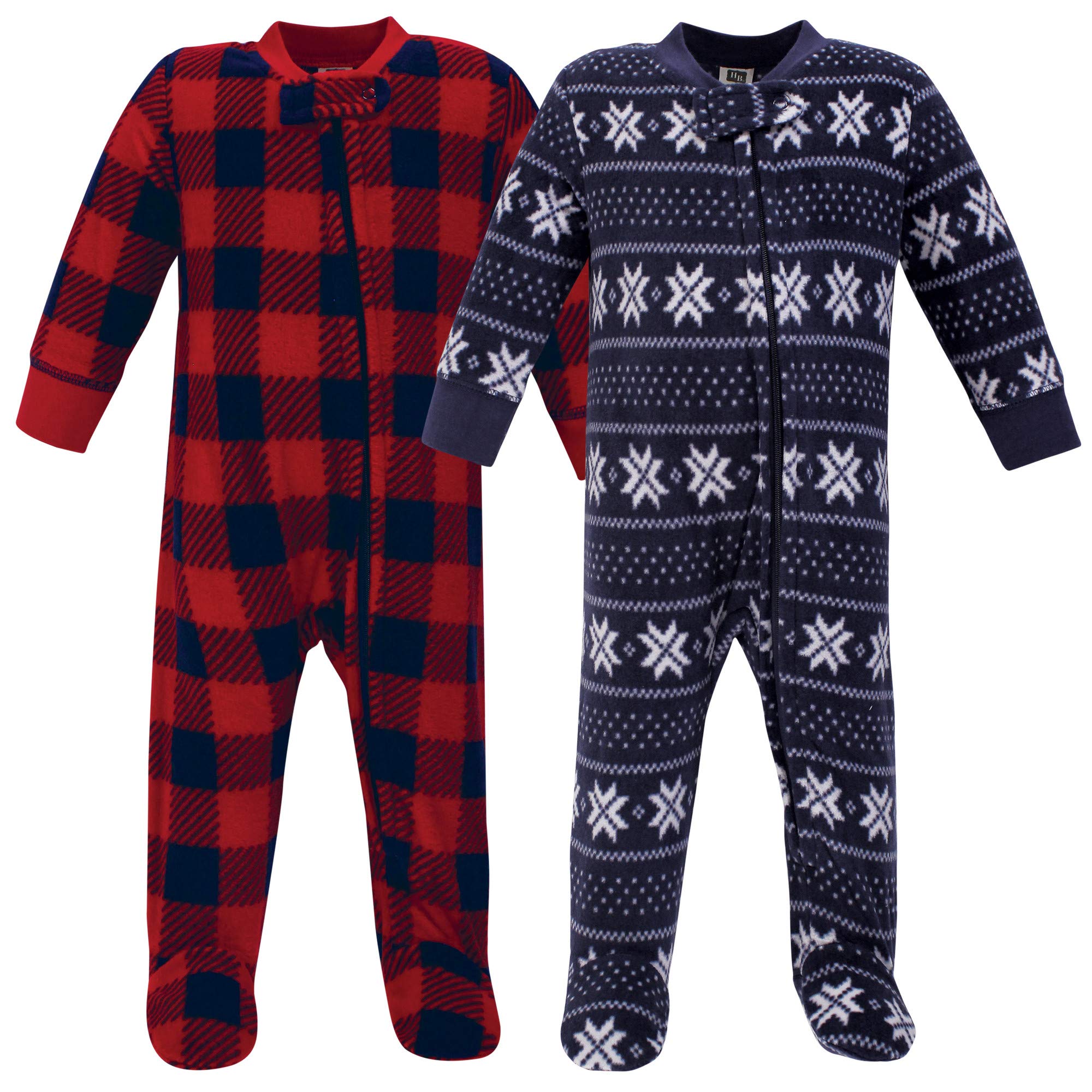 Hudson Baby Unisex Baby Fleece Sleep And Play, Sweater Plaid, 0-3 Mont – Cutebab WBBAPB07YT7PN9L
