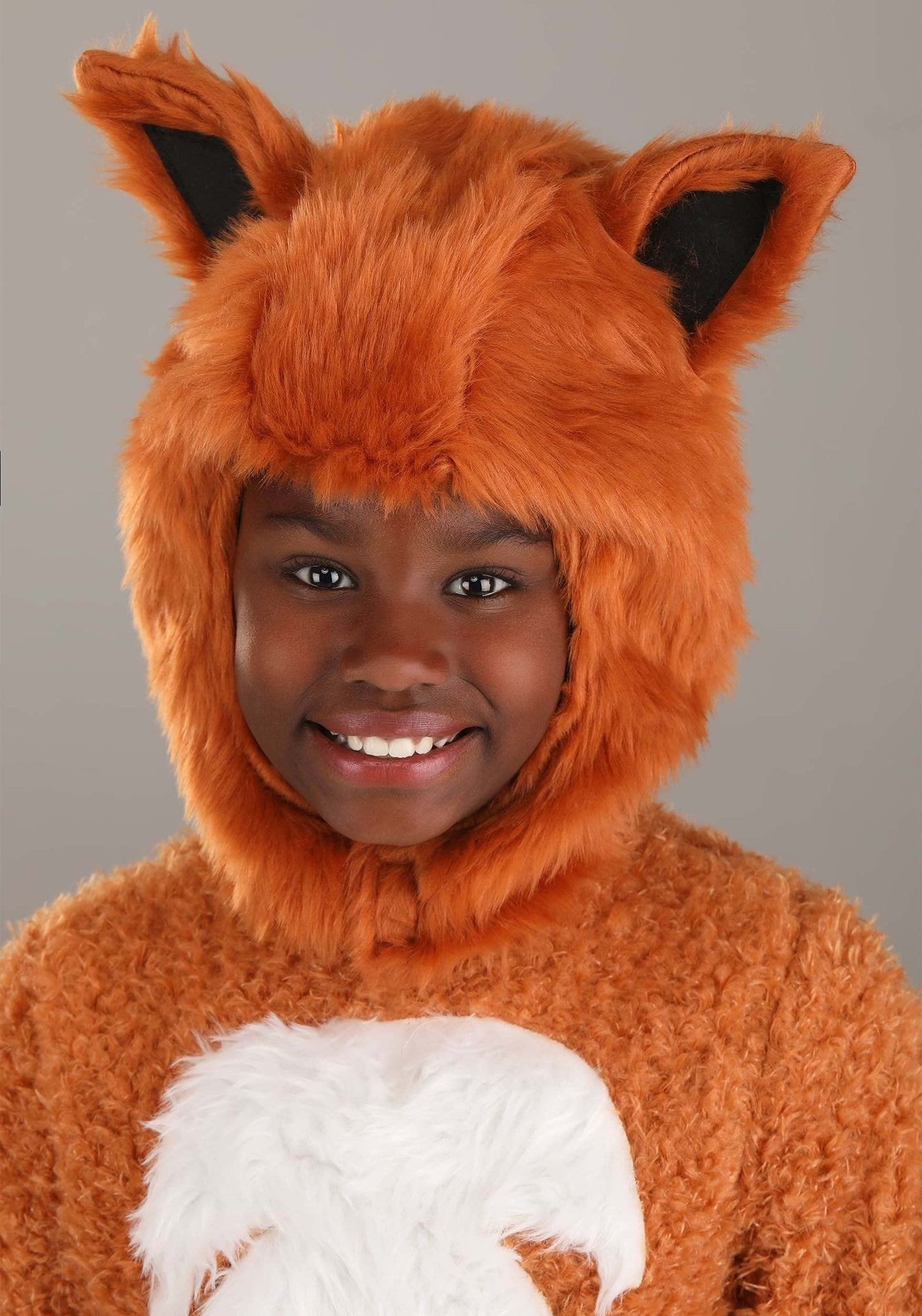 Fun Costumes Adorable Child Fox Halloween Costume | Soft Shearling Faux Fur Jumpsuit For Play Pretend Orange