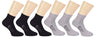 Footprints Organic Cotton Bamboo Ankle Casual Socks  Unisex Pack Of 6 Pairs  3 Black 3 Grey