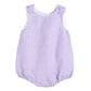 Lil Cactus Baby Boys And Girls Purple Gingham Bubble Romper, 12-18 Months