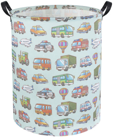 TIBAOLOVER Car Kids Laundry Basket Kids Hamper Car Toy Storage Bin for Boys Room Decor Nursery Hamper Gift Baskets for Bedroom B