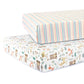 Abracadabra Cotton Flat Sheet For Standard Cot And Crib, Super Soft, Breathable & Hypoallergenic, (170 Cm X 108 Cm, Set Of 2, Ba
