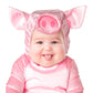 Lil Characters Unisex-Baby Infant Piggy Costume, Pink, Large