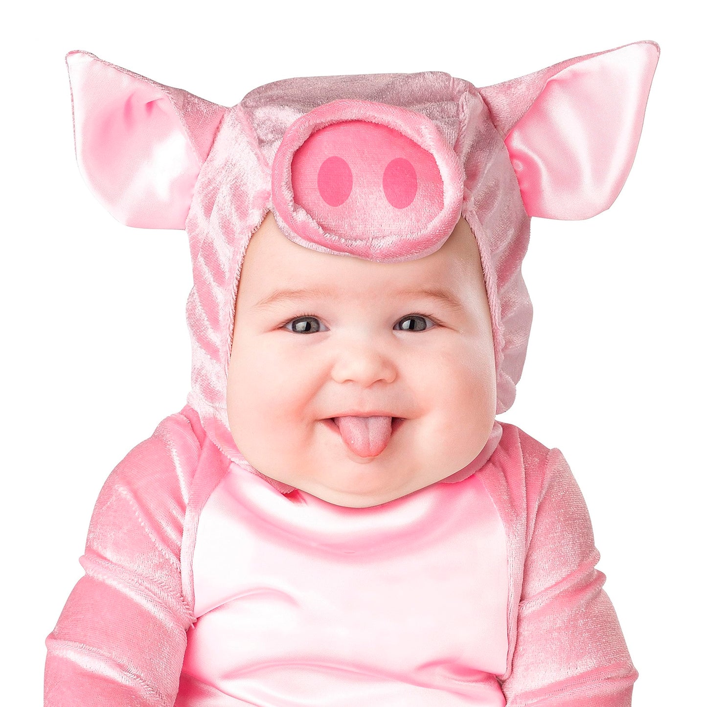 Lil Characters Unisex-Baby Infant Piggy Costume, Pink, Large