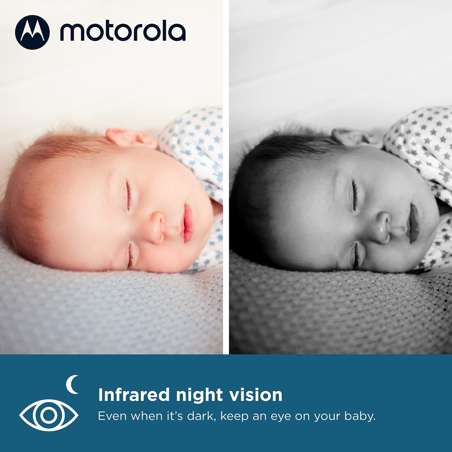 Motorola Vm50G - Hd Wireless 2-Camera & 5' Screen 1000Ft Range Video Baby Monitor W/ 2-Way Audio - Indoor/Outdoor Usage, Remote