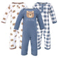 Hudson Baby Unisex Baby Cotton Coveralls, Little Bear, 18-24 Months