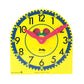 Carson Dellosa 13.5 x 13 Judy Clock, Analog Manipulative for Kids Learning to Tell Time, Circle Time Learning Center, Homeschool