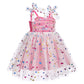 Idopip Baby Girls Sequin Polka Dot Tutu Dress Summer Sleeveless Princess Birthday Party Dresses Toddler Little Girl First Commun