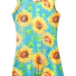 Hoziy Baby Leotards 12-18 Months For Gymnastics 18-24 18 Months 24 Month 1T 2T 1-2T Toddlers Bodysuits Dance Teal Blue Sunflower