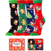 Happypop Funny Christmas Socks For Kids, Holiday Socks Reindeer Gingerbread Gnome Socks, Boys Girls Christmas Gifts Gnome Gifts