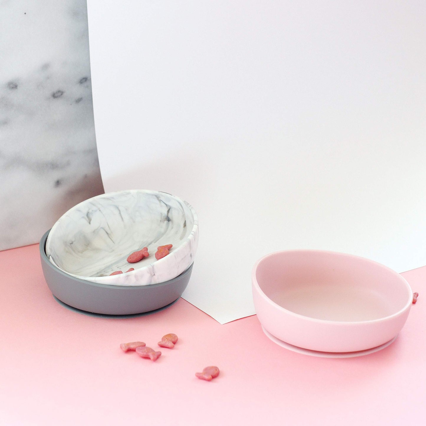 Goobie Baby Silicone Baby Bowl With Suction Base For Feeding Babies 6+ Months And Toddlers, Mess-Free Eating, Unbreakable, Non-T
