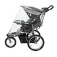 Nuby Rain Weather Shield For Jogging Stroller, Clear Stroller Cover With Storage Pocket, Only Fits Most Jogging Strollers