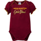 Gerber Baby Girl'S Nfl 3 Pack Short Sleeve Onesie Bodysuit, Team Color, 6-12 Months