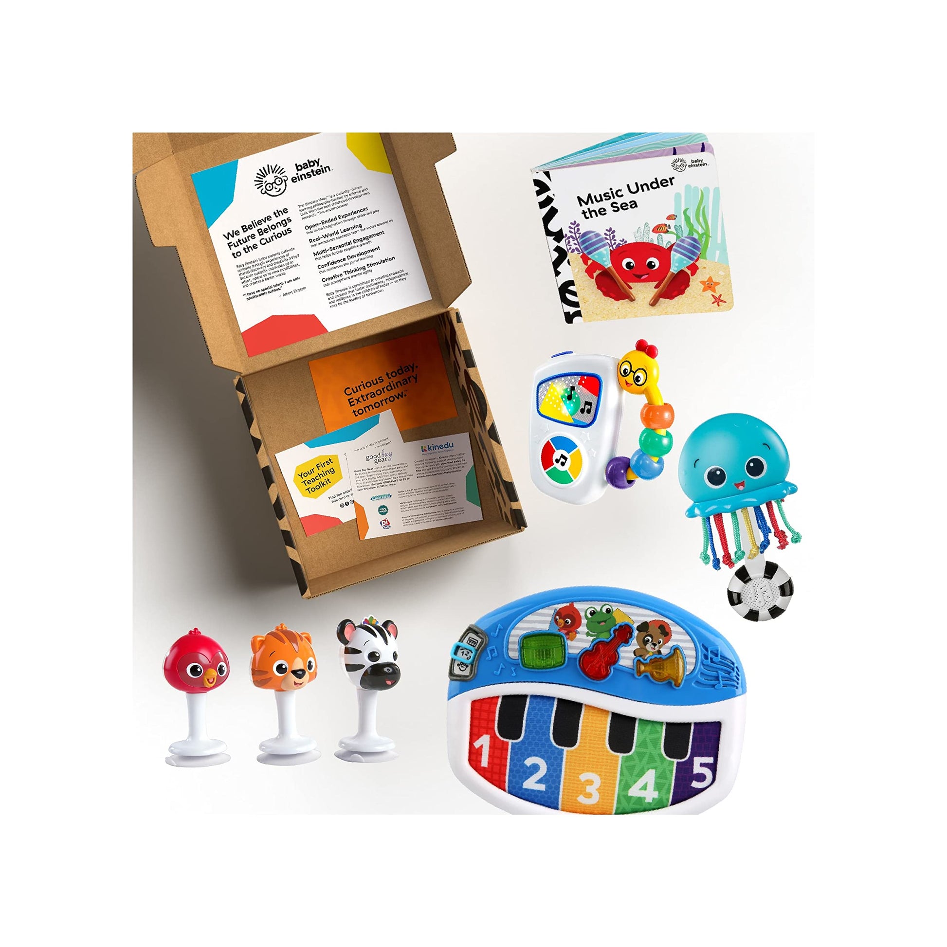 Baby Einstein Babys First Music Teacher Developmental Toys Kit and Gift Set, Newborn and up