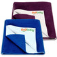 Oyo Baby Waterproof Cotton Baby Bed Protector Dry Sheets For New Born Babies | Reusable Mats | Cot & Bassinet Gift Pack (Royal B