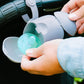 Ubbi On The Go Dual Pacifier Holder, Keeps Babys Binkies Clean And Accessible, Includes Silicone Strap, Gray