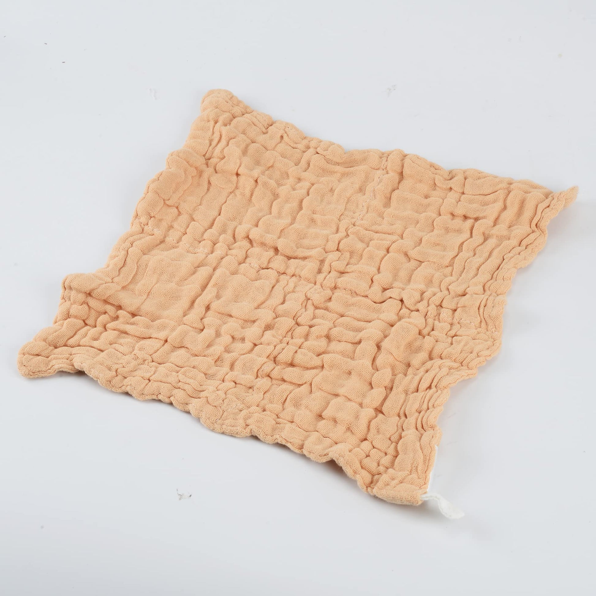 Daxue 10 Pcs Baby Muslin Washcloths 100% Natural Cotton Unbleached, Extra Soft Baby Wipes Organic Burp Cloths Blank Bibs For New