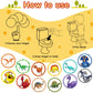 Laumoi 120 Pcs Toilet Targets For Boys Training Flushable Dinosaur Targets Potty Pee Toilet Target Stickers Dinosaur Potty Train