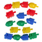 LEARNING ADVANTAGE Transportation Linking Blocks - Set of 36 - Ages 18m+ - Connecting Blocks for Toddlers - Early Construction, 
