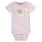 Gerber Baby Girl'S 8-Pack Short Sleeve Onesies Bodysuits, Castle, 3-6 Months
