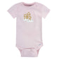 Gerber Baby Girl'S 8-Pack Short Sleeve Onesies Bodysuits, Castle, Newborn