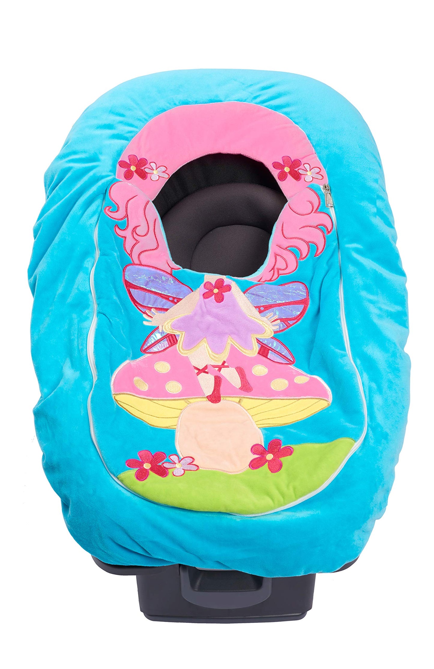 Car Seat Cuties, Baby Car Seat Cover, Stretchy Universal Fit Infant Car Seat Carrier Cover For Baby Boys And Girls, Soft & Warm