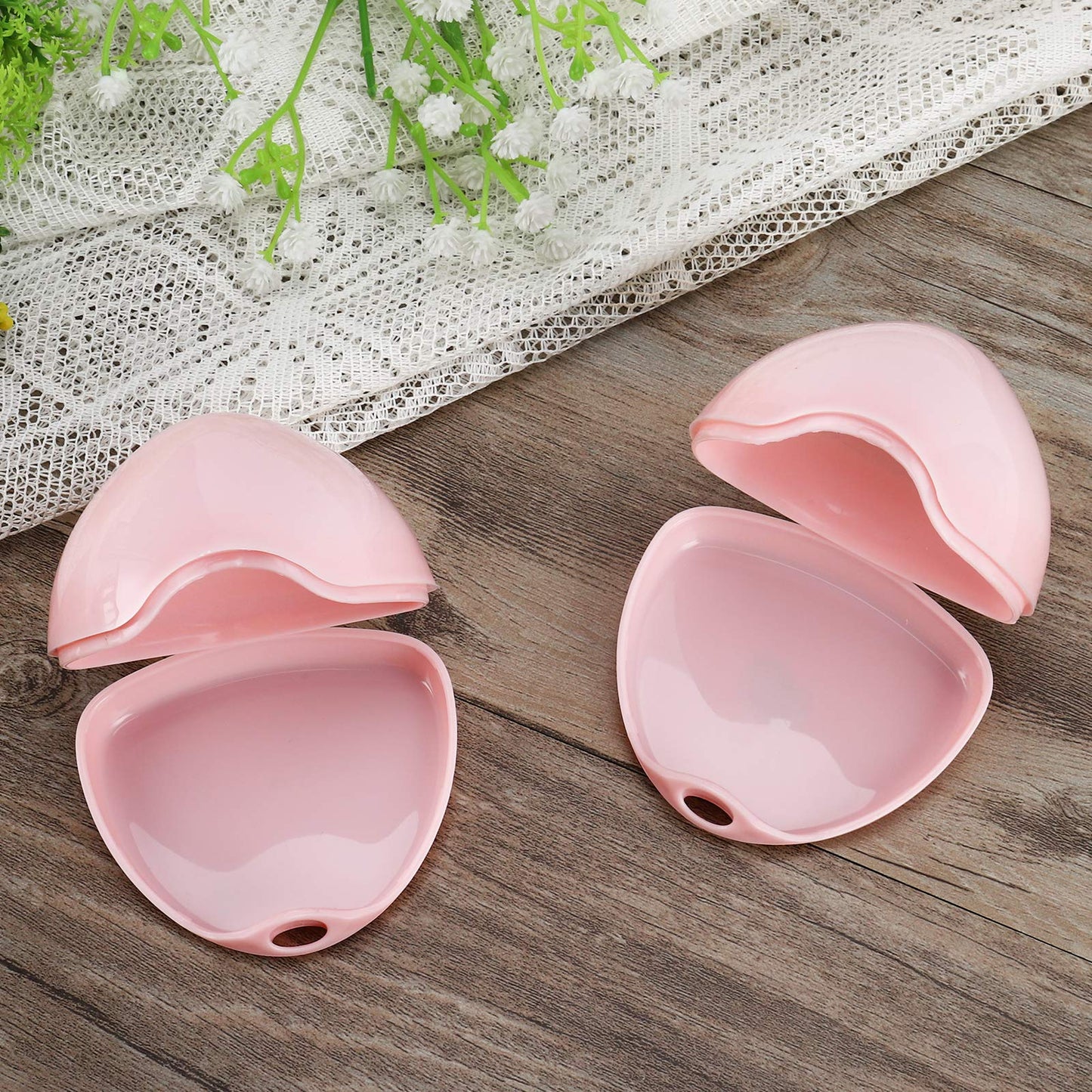 Accmor Pacifier Case, Pacifier Holder Case, Pacifier Container For Travel, Bpa Free, Pink, 4 Pack